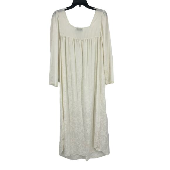 VTG Valentino Intimo Neiman Marcus Cream White Gown Lace Satin Feel Small READ - Picture 10 of 15